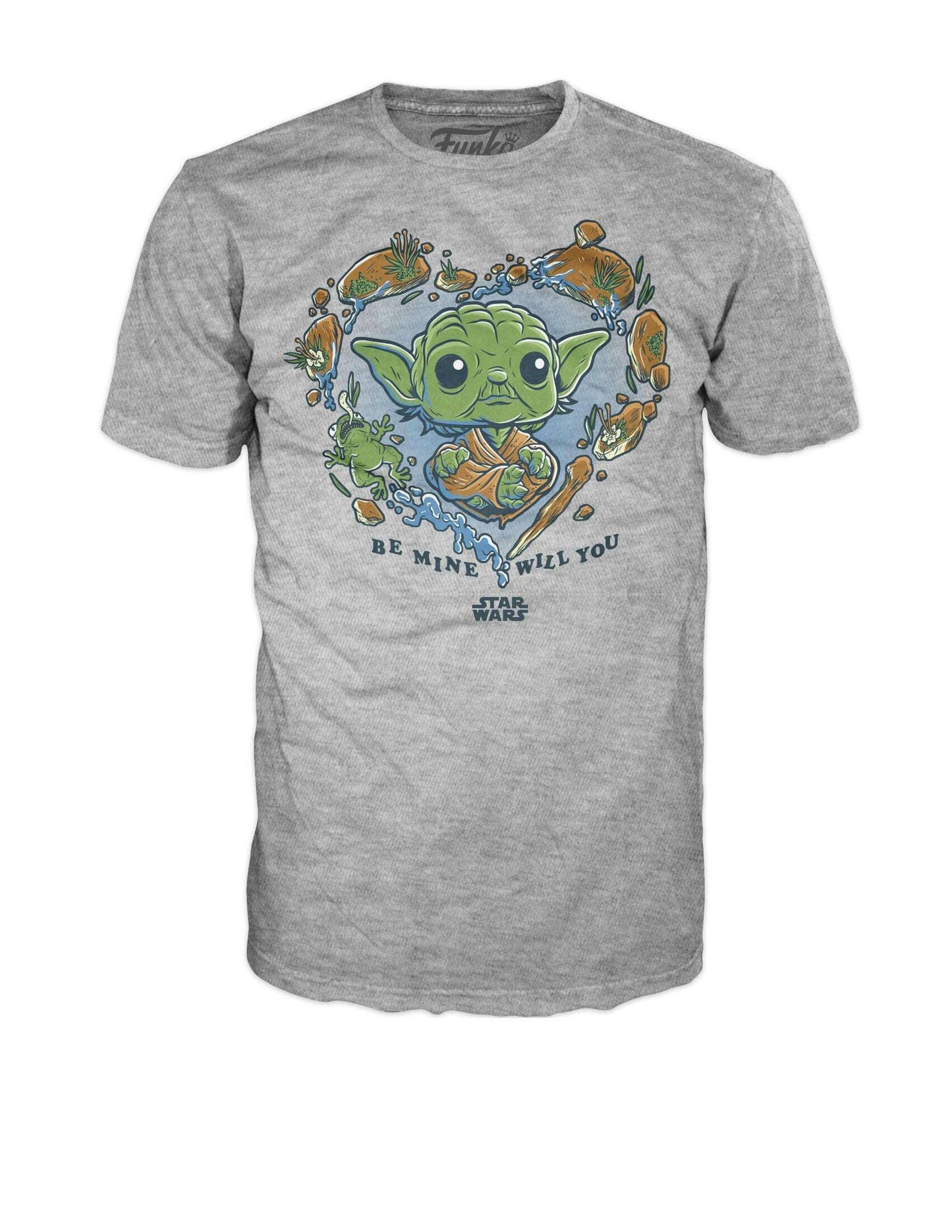 Funko Pop! Loose Pop! Tees Star Wars T-Shirt Be Mine Yoda "M"