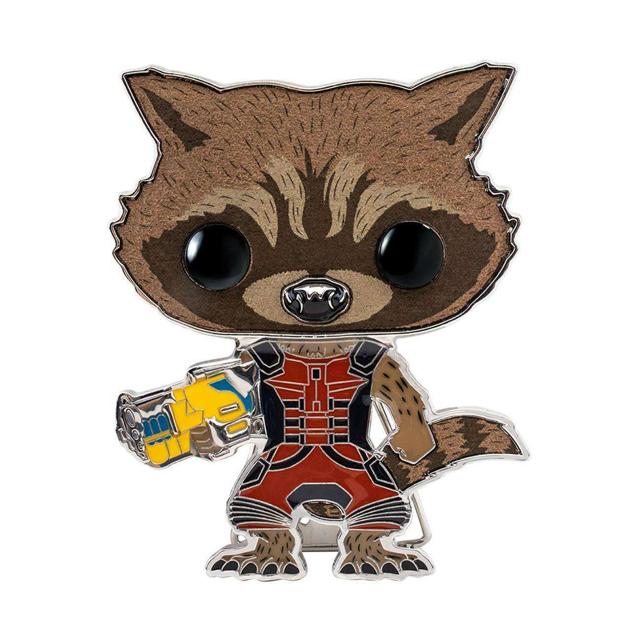 Funko Pop! Pin 10 Ansteck-Pin Marvel Rocket 10cm Funko