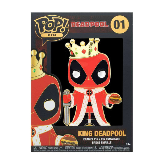 Funko Pop! Pin 01 Ansteck-Pin King Deadpool 10cm Funko