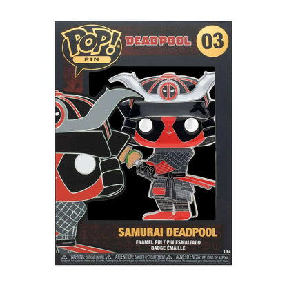 Funko Pop! Pin 03 Ansteck-Pin Samurai Deadpool 10cm Funko