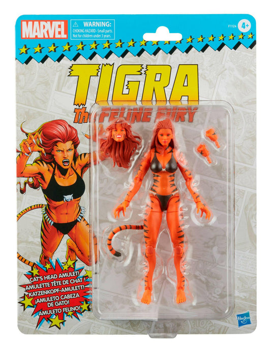 Marvel Legends Retro Actionfigur Marvel's Tigra 15cm Hasbro