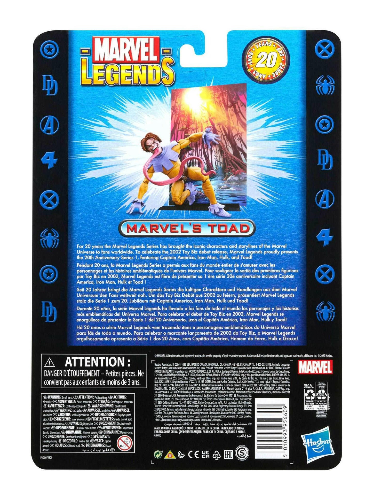 Marvel Legends 20th Anniversary Series 1 Marvel's Toad 15cm