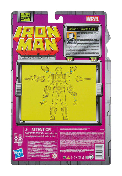 Marvel Legends Retro Iron Man Marvel's War Machine 15cm