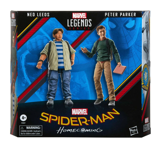 Marvel Legends Spider-Man: Homecoming Actionfiguren 2er-Pack 2022 Ned Leeds & Peter Parker 15cm Hasbro