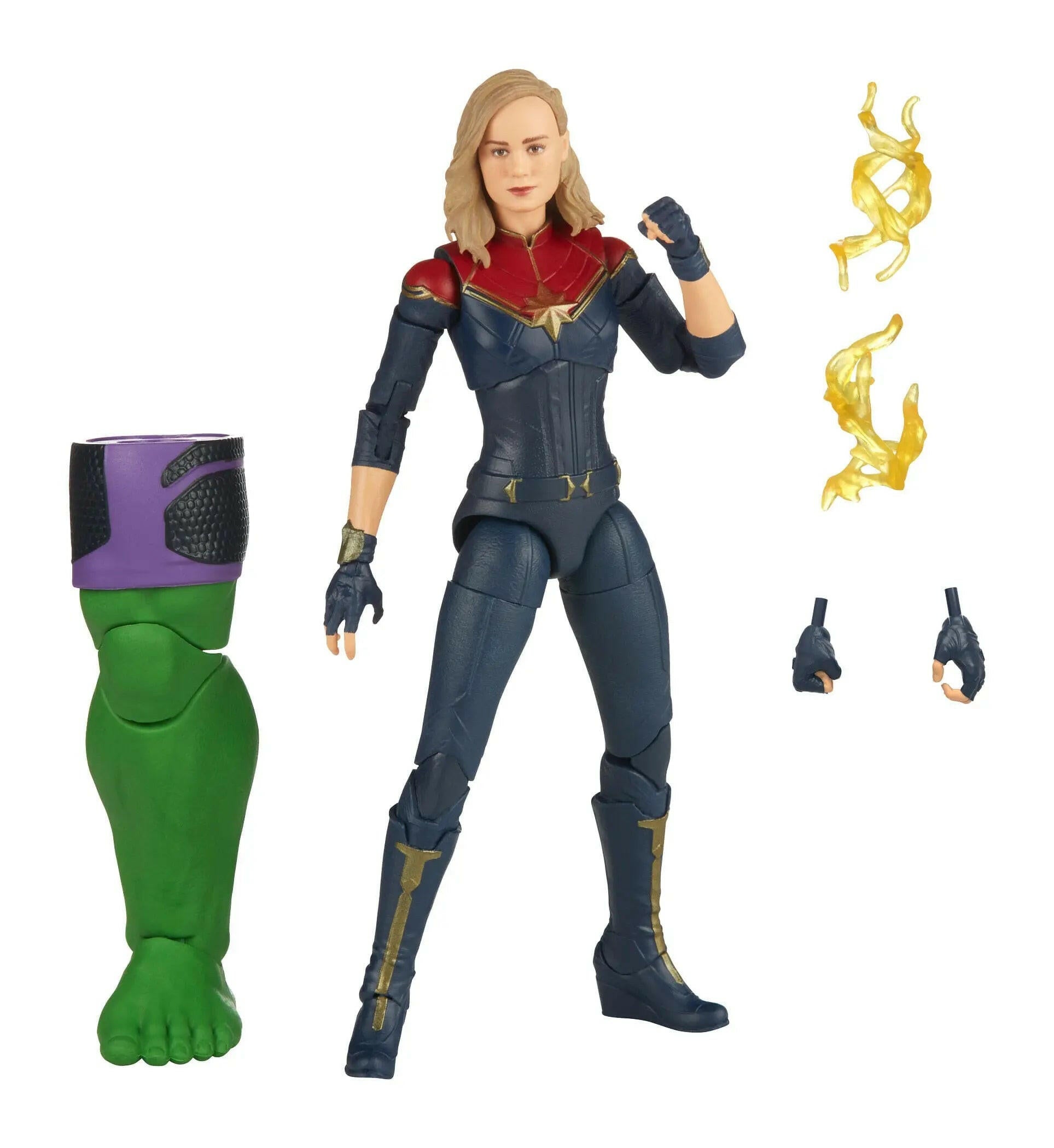 Marvel Legends The Marvels Actionfigur Captain Marvel (BAF: Totally Awesome Hulk) 15cm Hasbro