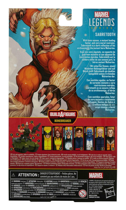 Marvel Legends Series X-Men BAF: Bonebreaker Sabretooth 15cm