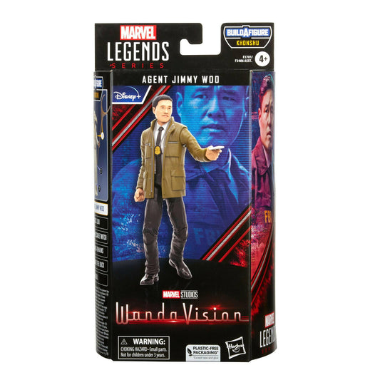 Marvel Legends Disney+ BAF: Khonshu WandaVision: Agent Jimmy Woo 15cm Hasbro