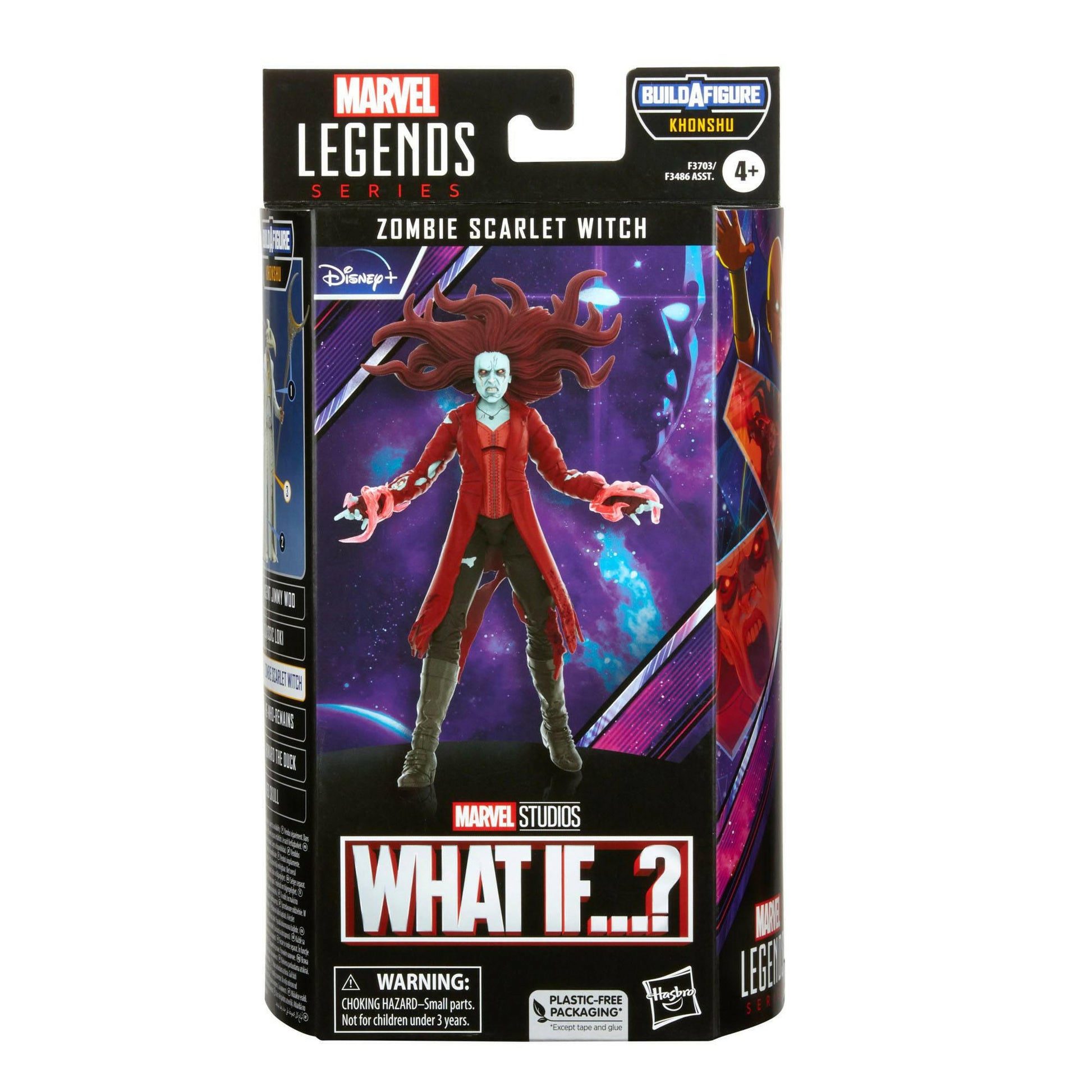 Marvel Legends Disney+ BAF: Khonshu What If...?: Zombie Scarlet Witch 15cm Hasbro