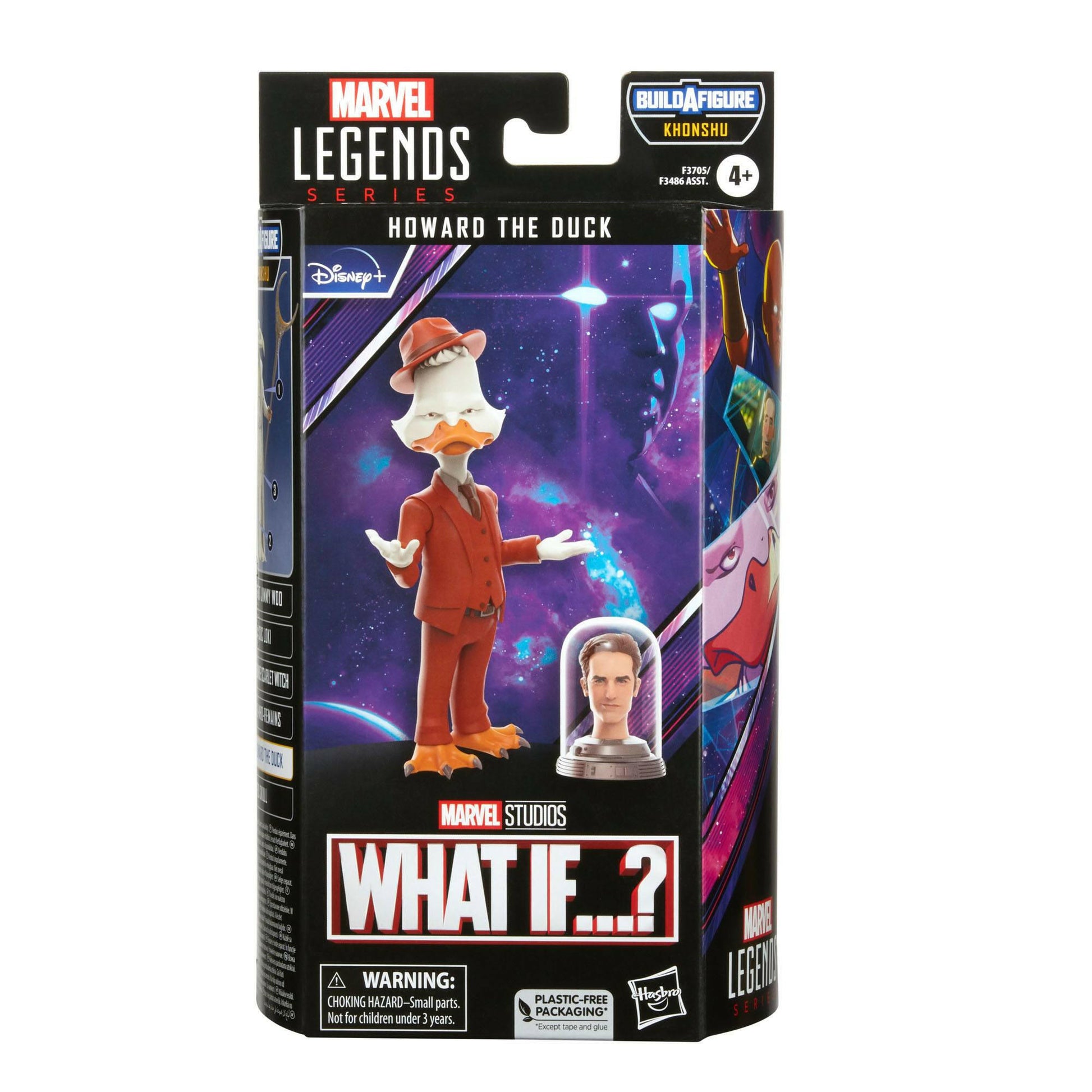 Marvel Legends Disney+ BAF: Khonshu What If...?: Howard the Duck 15cm Hasbro