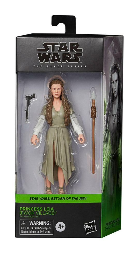 Star Wars Black Series Episode VI Actionfigur Princess Leia (Ewok Village) 15cm Hasbro