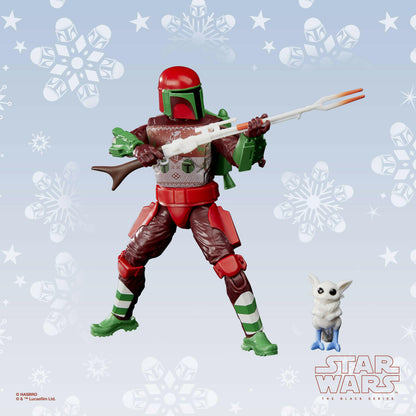 Star Wars Black Series Actionfigur Mandalorian Warrior (Holiday Edition) 15cm Hasbro