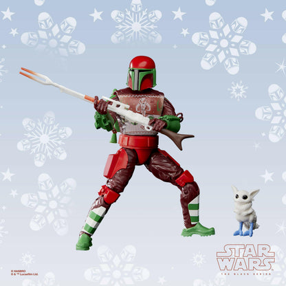Star Wars Black Series Actionfigur Mandalorian Warrior (Holiday Edition) 15cm Hasbro
