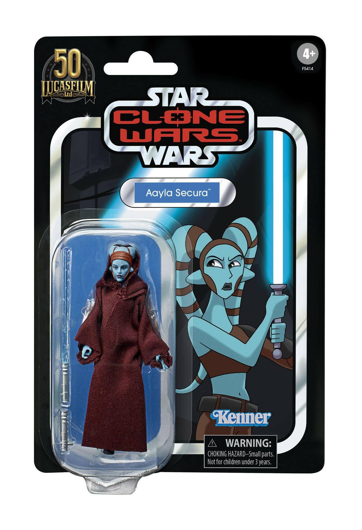 Star Wars Vintage Collection Clone Wars Aayla Secura 10cm Hasbro