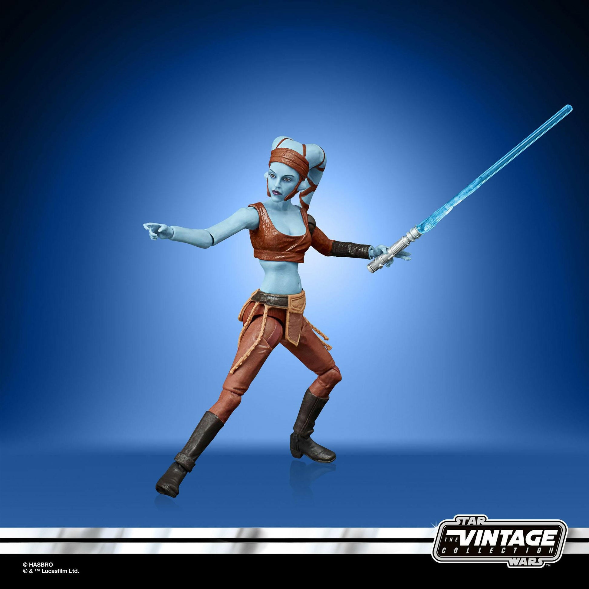 Star Wars Vintage Collection Clone Wars Aayla Secura 10cm Hasbro