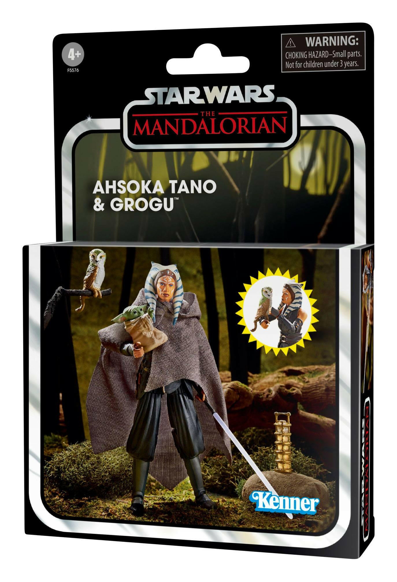 Star Wars Vintage Collection The Mandalorian Actionfigur 2022 Ahsoka Tano & Grogu 10cm Hasbro