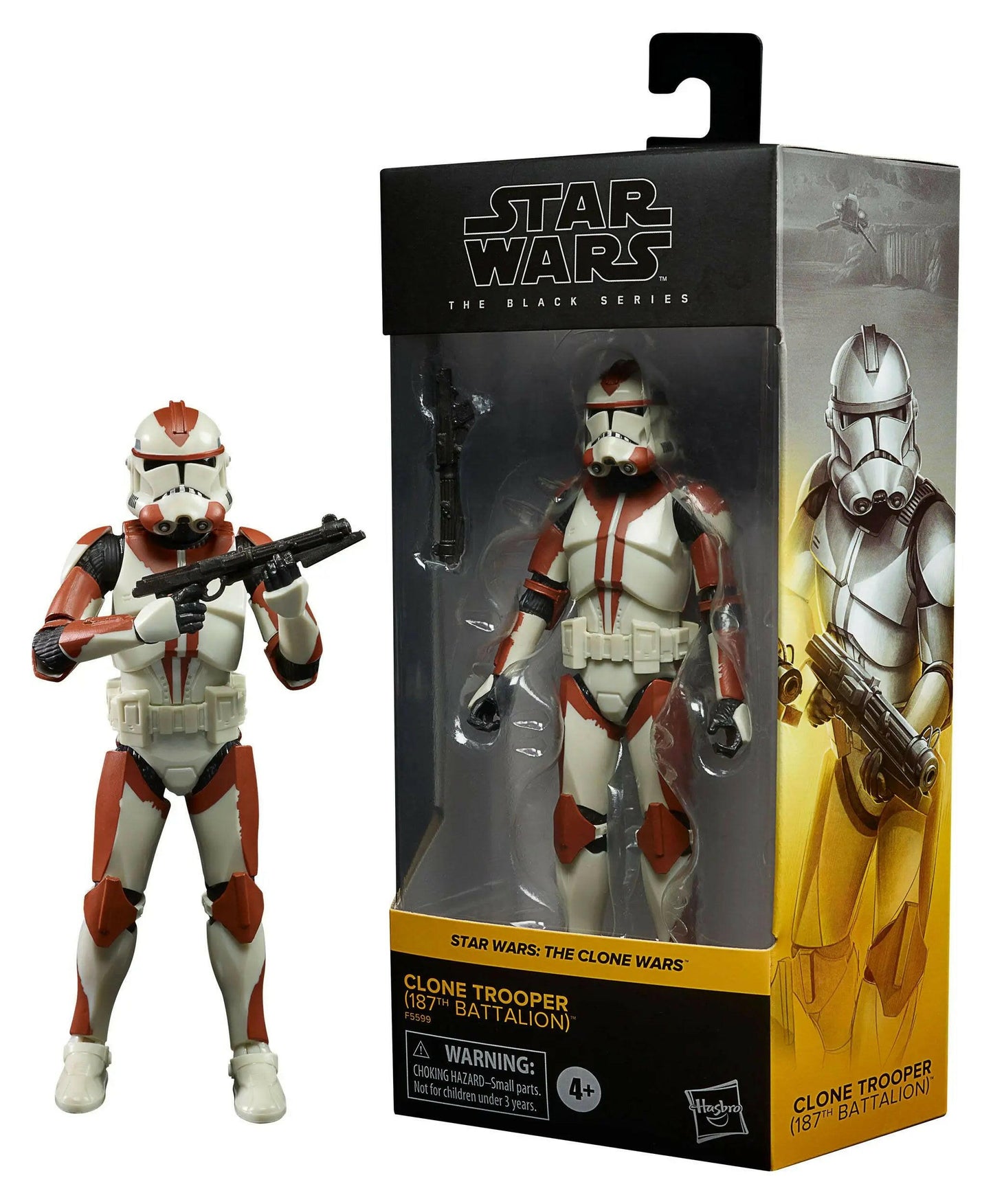 Star Wars Black Series The Clone Wars Actionfigur Clone Trooper (187th Battalion) 15cm Hasbro