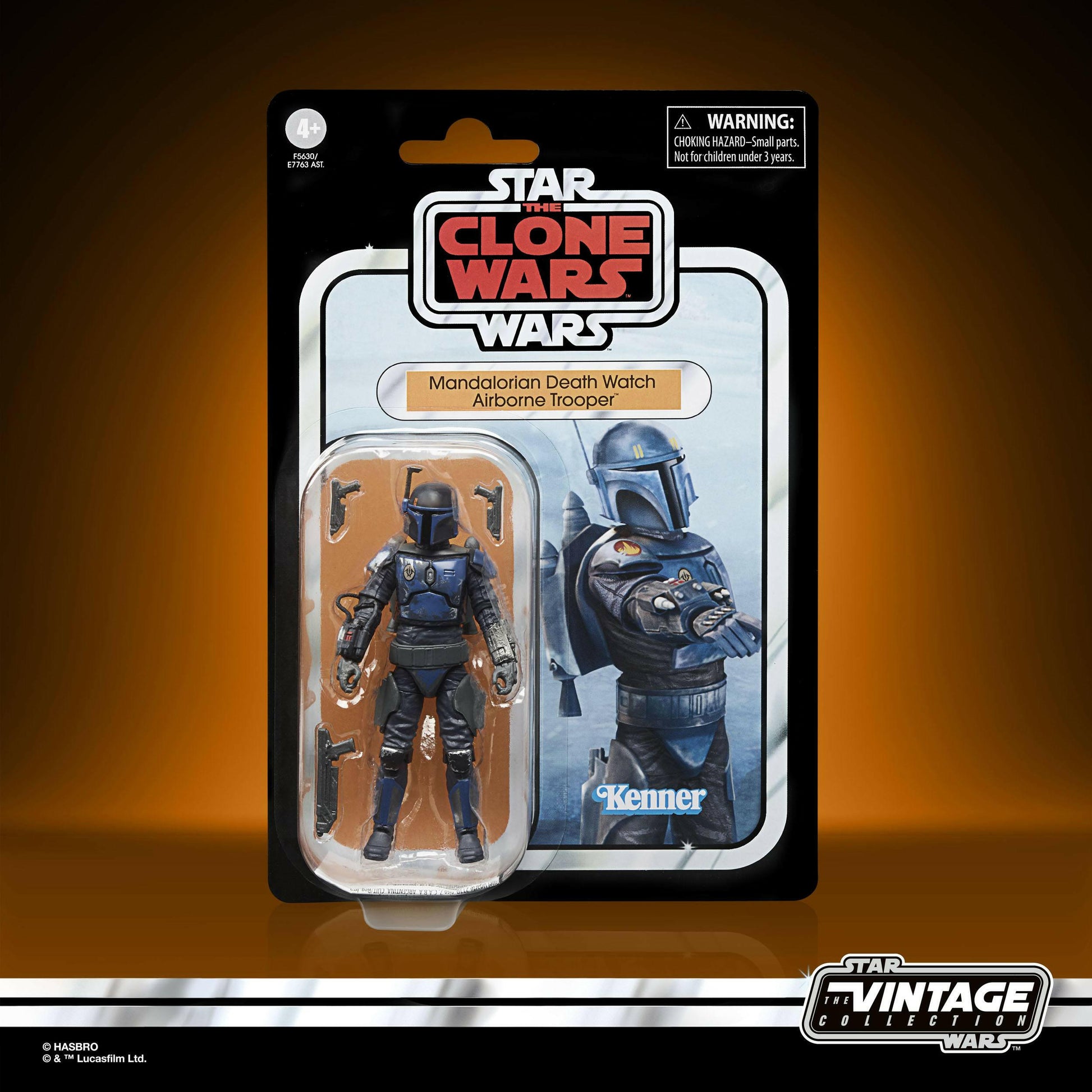 Star Wars Vintage Collection The Clone Wars Mandalorian Death Watch Airborne Trooper 10cm Hasbro