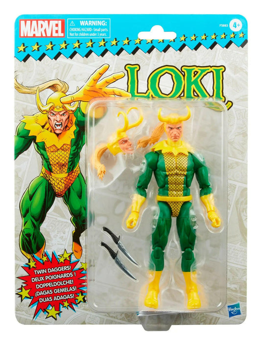 Marvel Legends Retro Collection Actionfigur Classic Loki 15cm Toy-Storage