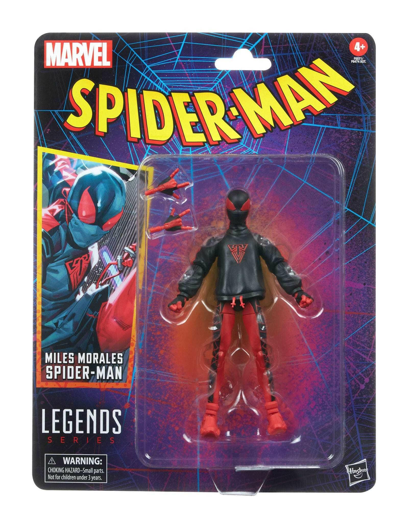 Marvel Legends Spider-Man Retro Miles Morales Spider-Man 15cm