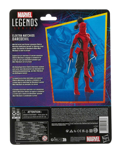 Marvel Legends Spider-Man Retro Elektra Natchios Daredevil 15cm