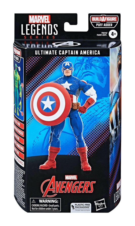 Marvel Legends BAF: Puff Adder Ultimate Captain America 15cm