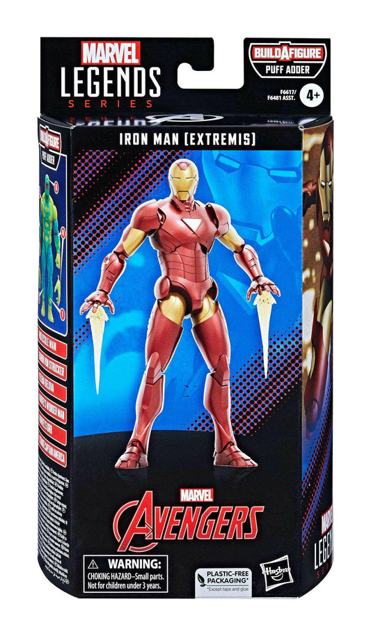 Marvel Legends BAF: Puff Adder Iron Man (Extremis) 15cm