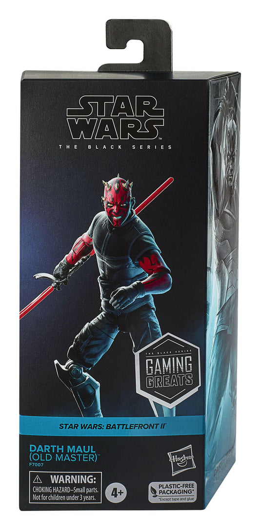 Pre-Order! Star Wars Black Series Battlefront II Gaming Greats Actionfigur Darth Maul (Old Master) 15cm Hasbro