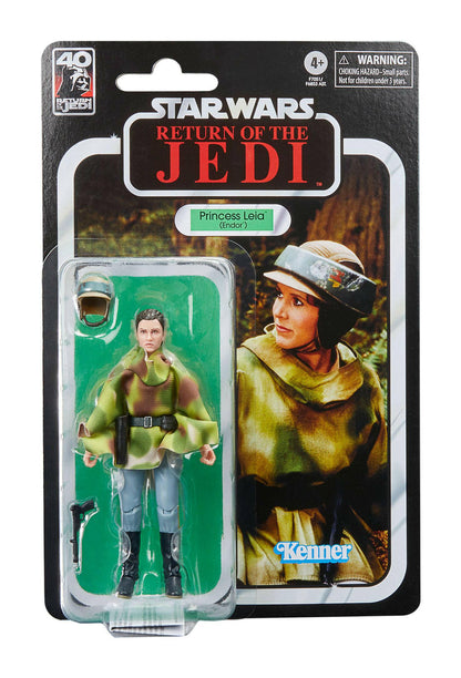 Star Wars Black Series Episode VI 40th Anniversary Princess Leia (Endor) 15cm Toy-Storage