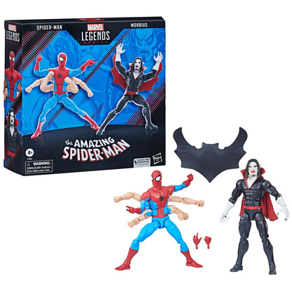 Marvel Legends The Amazing Spider-Man Actionfiguren 2er-Pack Spider-Man & Morbius 15cm Hasbro