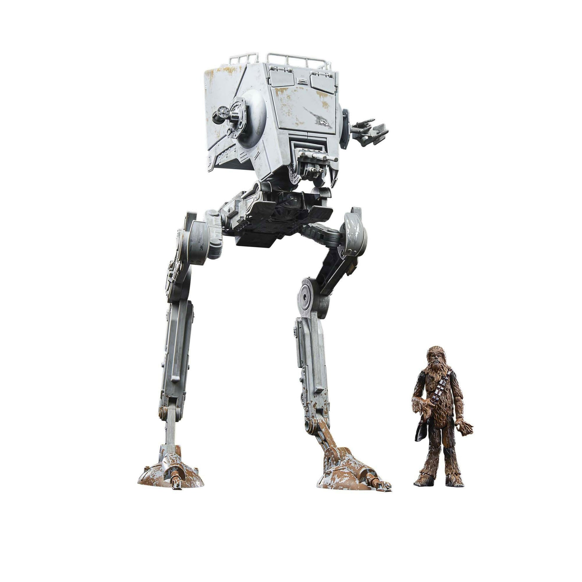 Star Wars Vintage Collection Episode VI Fahrzeug mit Actionfigur AT-ST & Chewbacca Hasbro