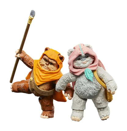 Star Wars Vintage Collection Ewoks Actionfiguren Wicket W Warrick & Kneesaa 10cm Hasbro