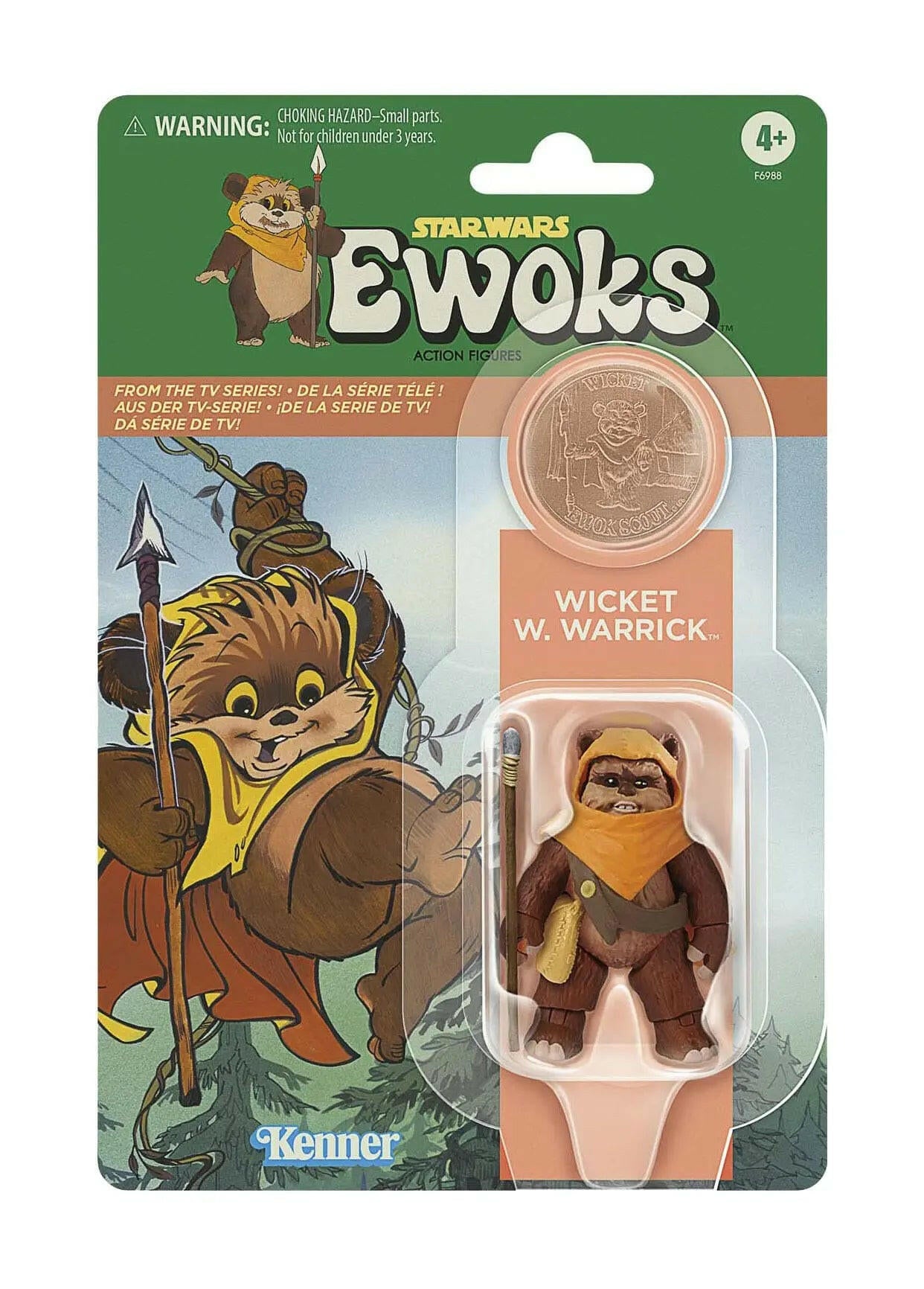 Star Wars Vintage Collection Ewoks Actionfiguren Wicket W Warrick & Kneesaa 10cm Hasbro