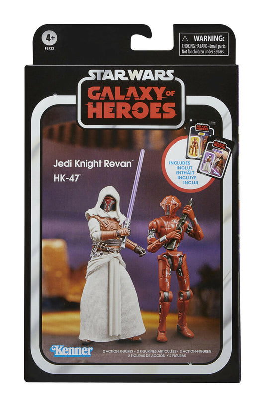 Star Wars Vintage Collection Galaxy of Heroes 2er-Pack Jedi Knight Revan & HK-47 10cm Hasbro