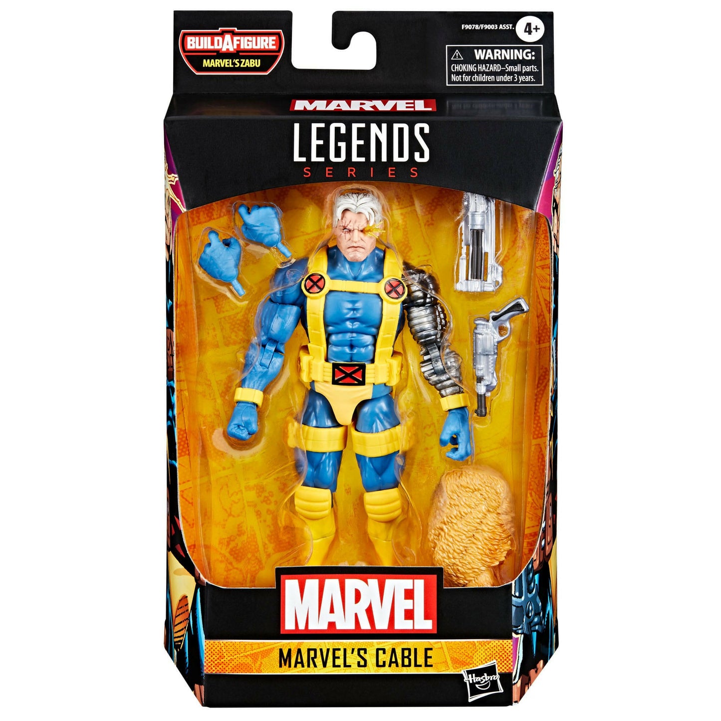 Marvel Legends Actionfigur Marvel's Cable (BAF: Marvel's Zabu) 15cm