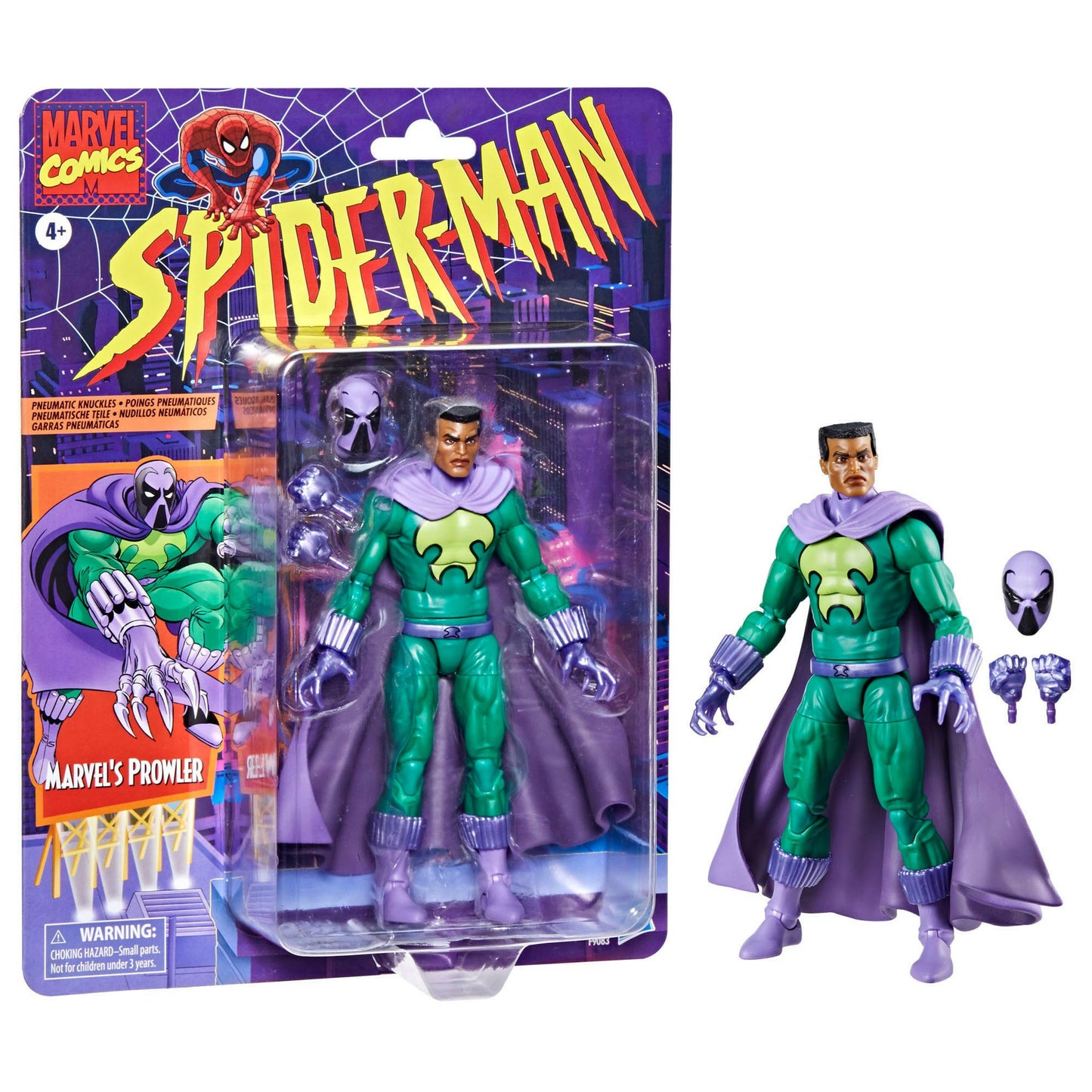 Pre-Order! Marvel Legends Retro Spider-Man Actionfigur Marvel's Prowler 15cm