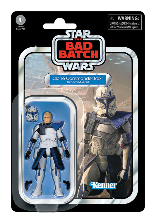 Pre-Order! Star Wars Vintage Collection Actionfigur The Bad Batch: Clone Commander Rex (Bracca Mission) 10cm Hasbro