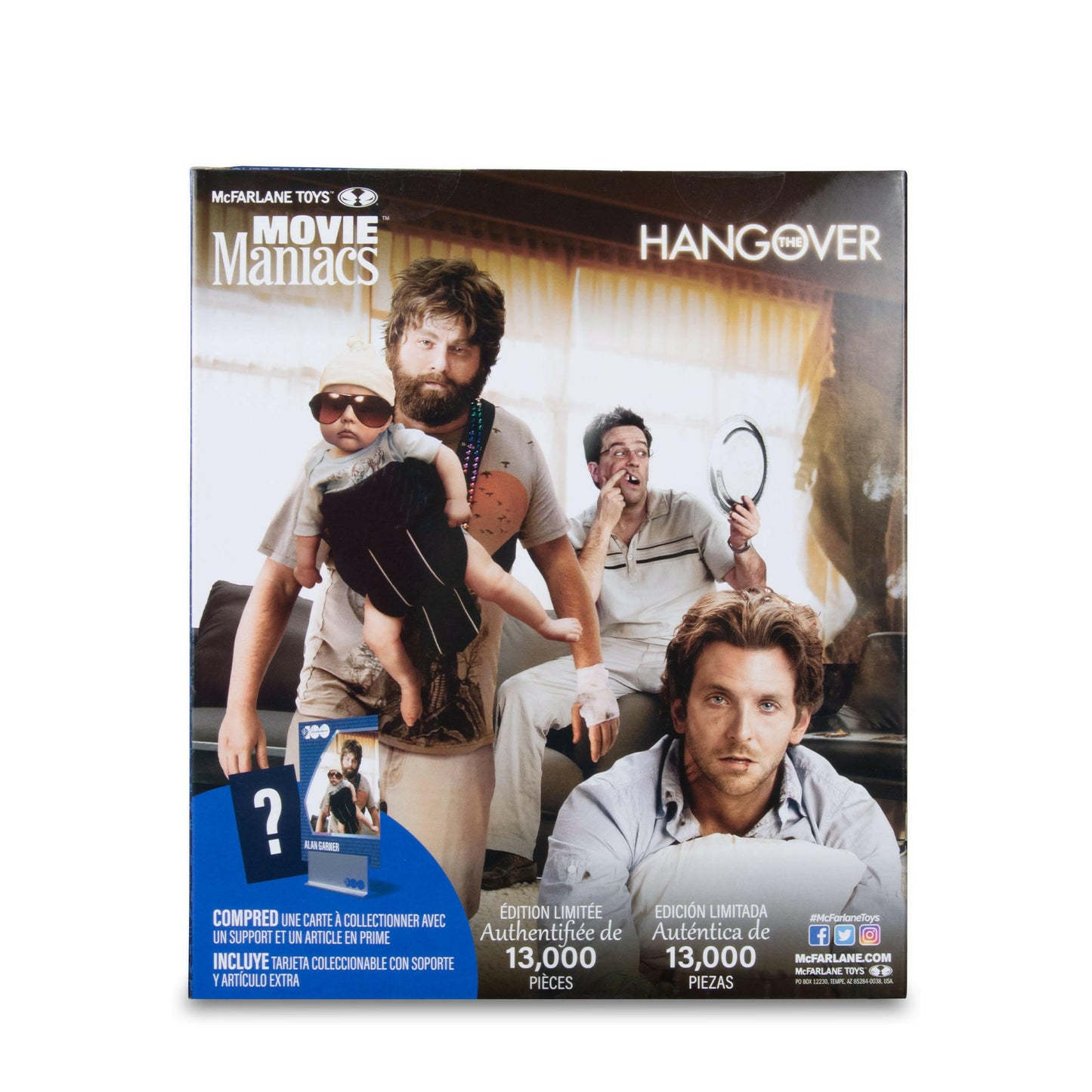 McFarlane Movie Maniacs Figur Hangover Alan Garner 18cm McFarlane