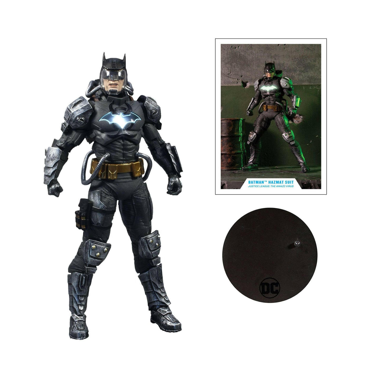 McFarlane DC Multiverse Batman Hazmat Suit Light Up Batman Symbol (Gold Label) 18cm McFarlane