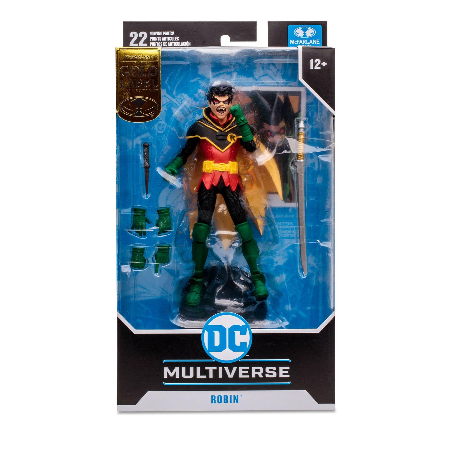 Pre-Order! McFarlane DC Multiverse Actionfigur Damian Wayne Robin (DC vs. Vampires) (Gold Label) 18cm McFarlane