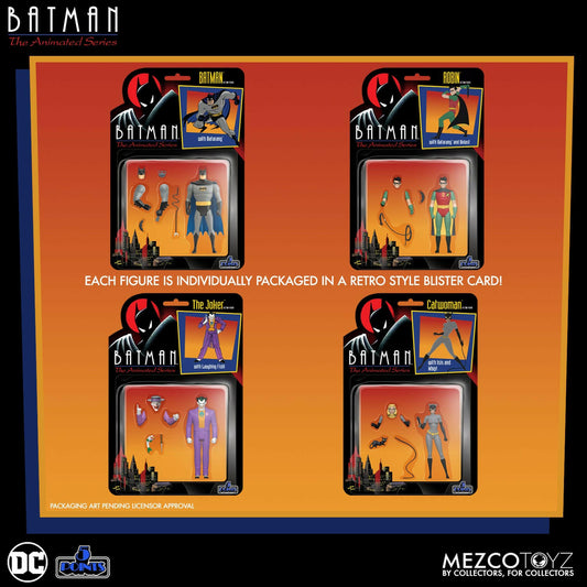 Pre-Order! MEZCO DC Comics 5 Points Actionfiguren Batman: The Animated Series Sortiment (4) 9cm MEZCO Toys