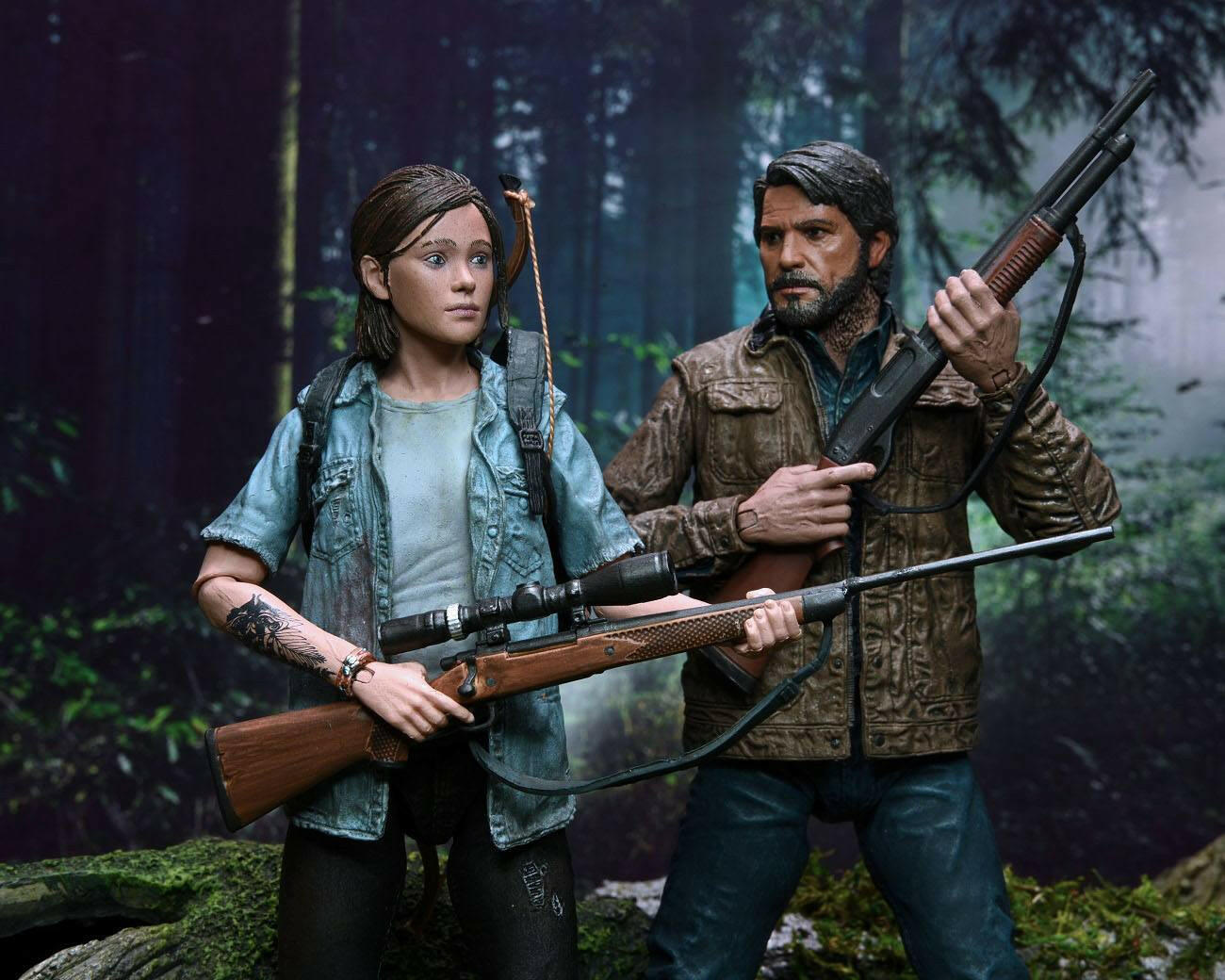 NECA The Last of Us Part II Ultimate Actionfiguren Doppelpack Joel and Ellie 18cm NECA