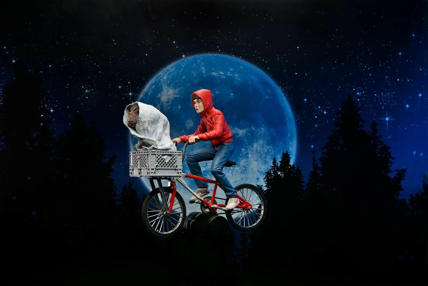 NECA E.T. Der Außerirdische Actionfigur Elliott & E.T. on Bicycle 13cm NECA