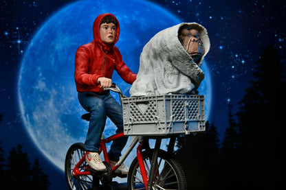 NECA E.T. Der Außerirdische Actionfigur Elliott & E.T. on Bicycle 13cm NECA