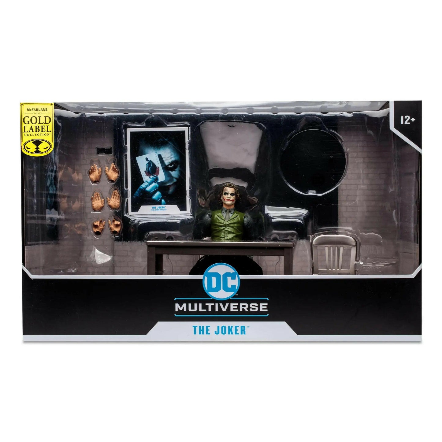 McFarlane DC Multiverse Actionfigur The Joker (Jail Cell Variant) (The Dark Knight) (Gold Label) 18cm - Toy-Storage