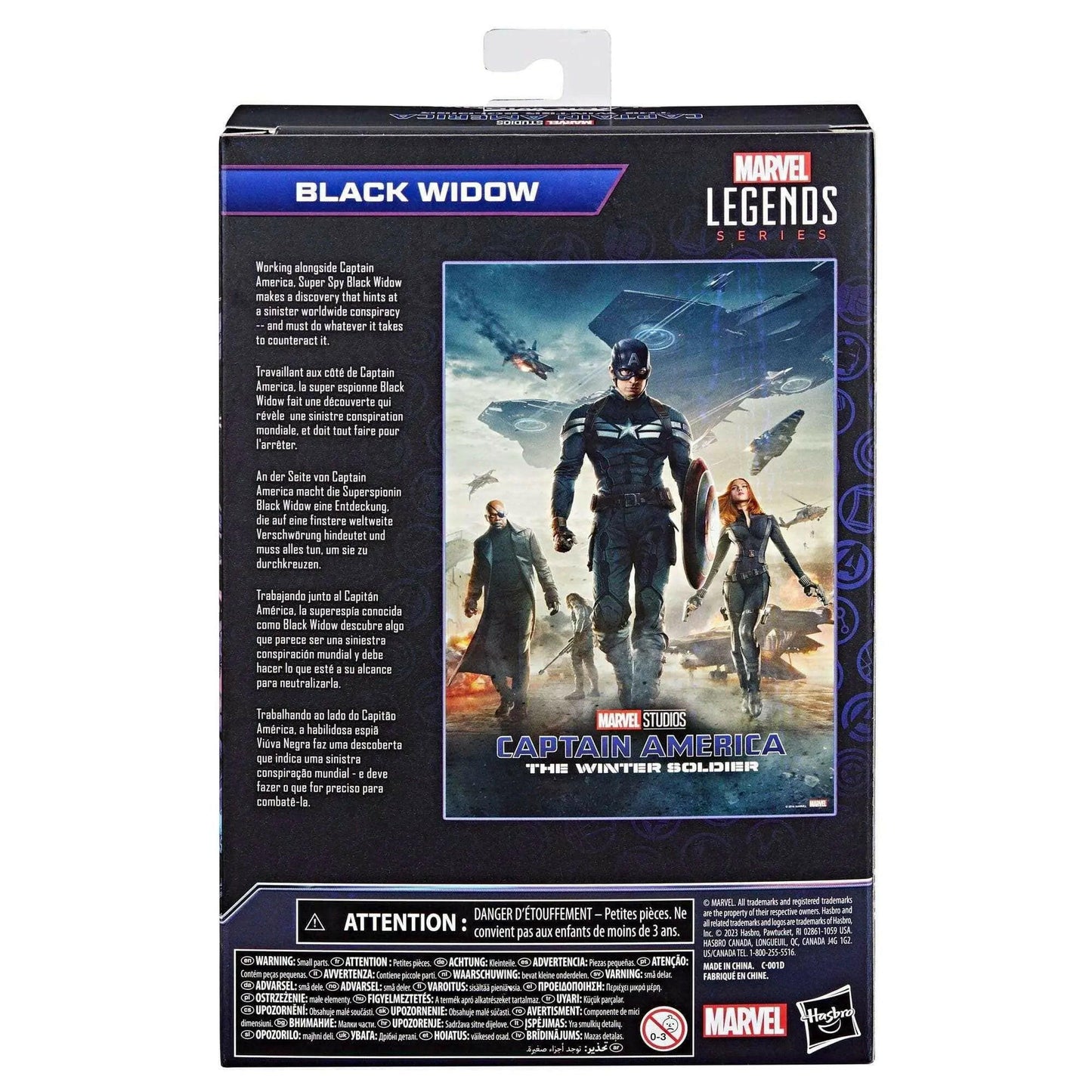Pre-Order! Marvel Legends Infinity Saga Actionfigur Black Widow (Captain America: The Winter Soldier) 15cm - Toy-Storage