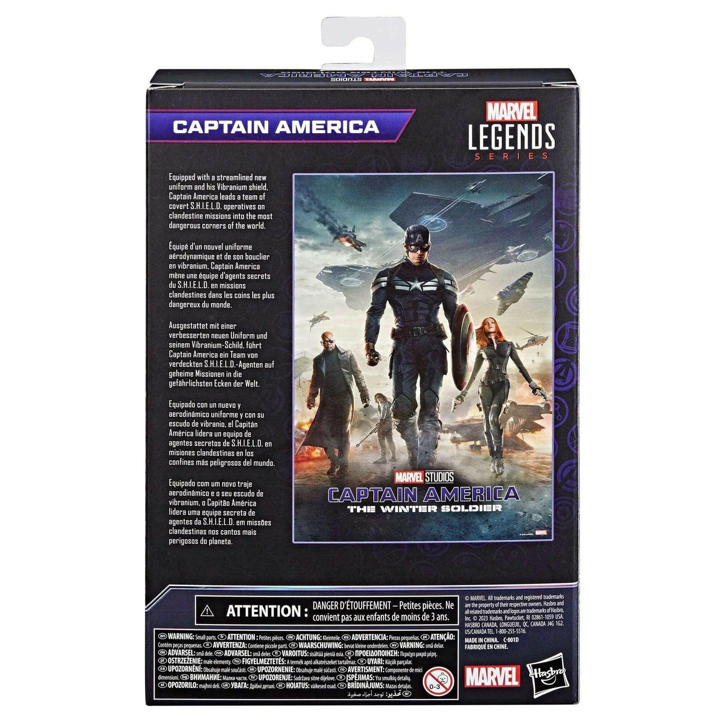 Pre-Order! Marvel Legends Infinity Saga Actionfigur Captain America (The Winter Soldier) 15cm - Toy-Storage