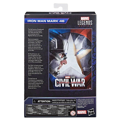 Pre-Order! Marvel Legends Infinity Saga Actionfigur Iron Man Mark 46 (Captain America: Civil War) 15cm - Toy-Storage