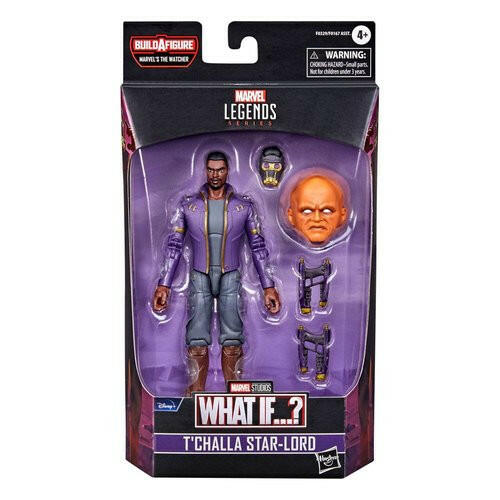 Marvel Legends Disney+ What If..? BAF: The Watcher T'challa Star-Lord 15cm Hasbro