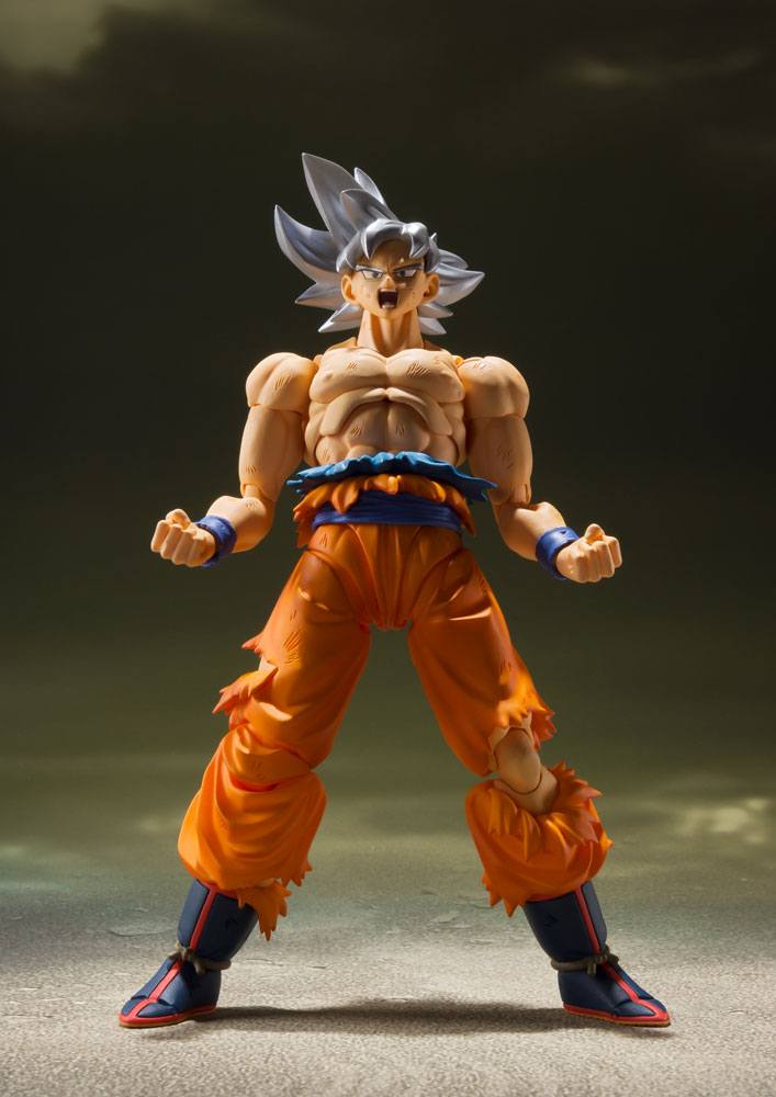 Pre-Order! S.H. Figuarts Dragon Ball Super Actionfigur Son Goku Ultra Instinct 14cm