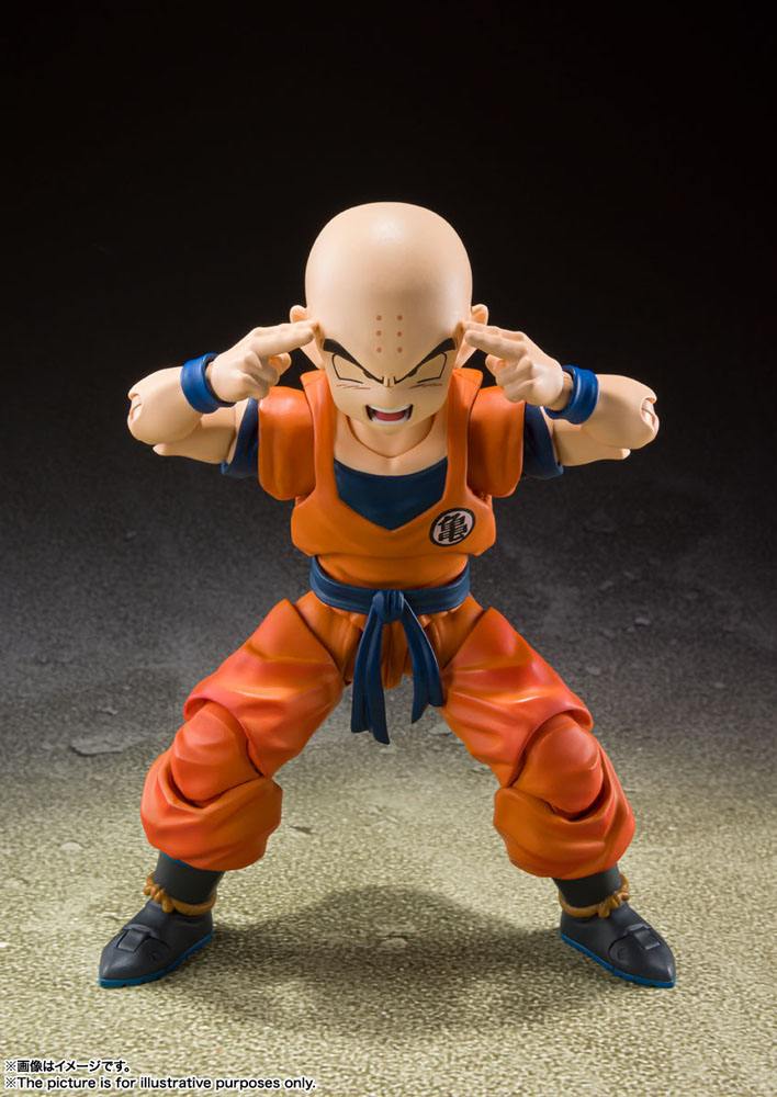 S.H. Figuarts Dragon Ball Z Actionfigur Krillin Earth's Strongest Man 12cm